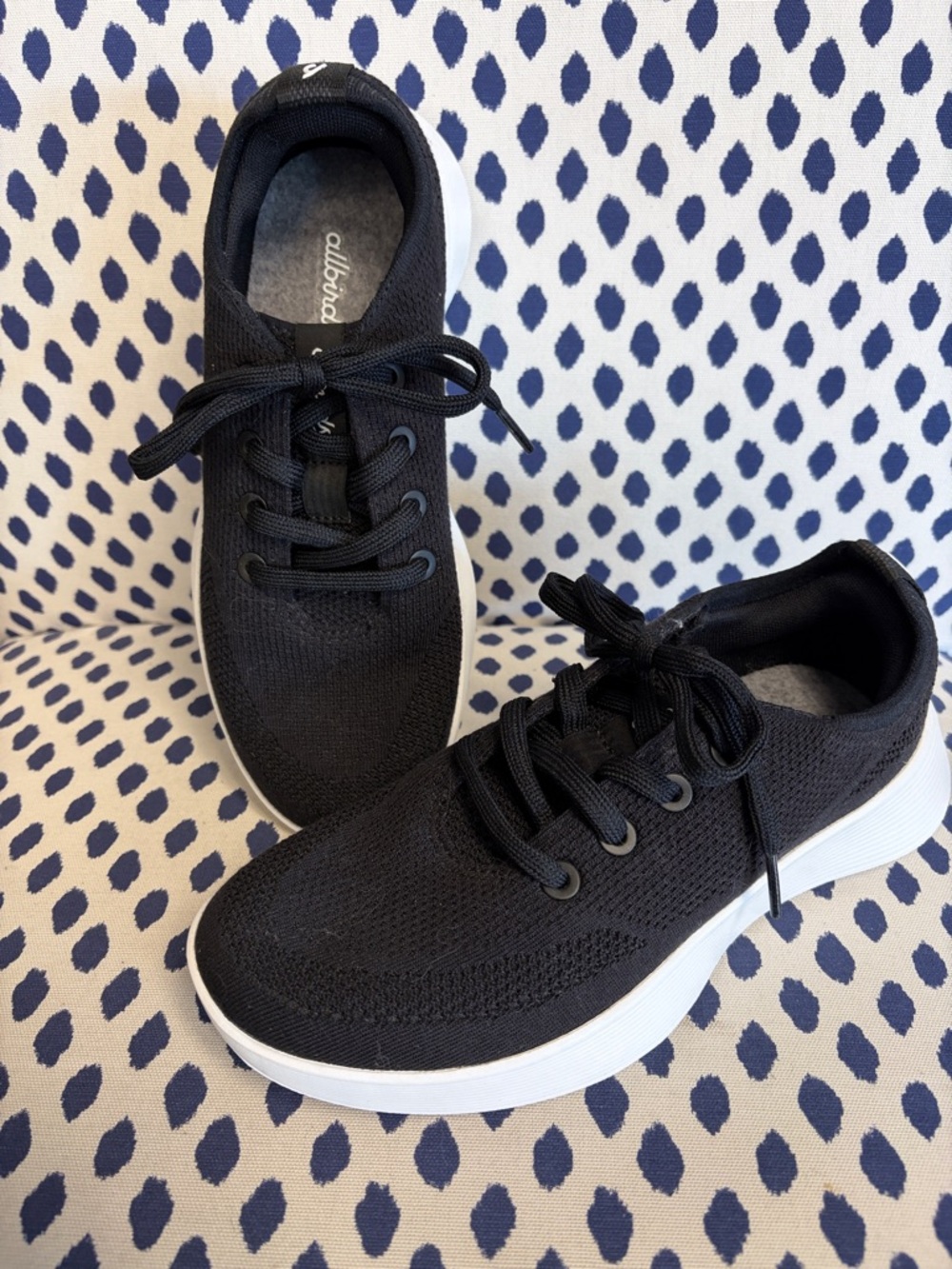NWOT Women's Allbirds Black Tree Runner Go Shoes Size 7.5